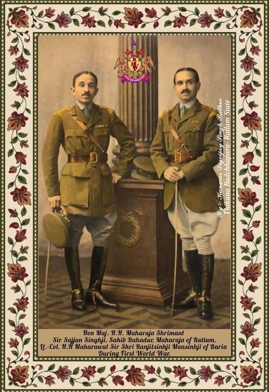 Honorable Major H.H. Maharaja Shriman Sir Sajan Singhji