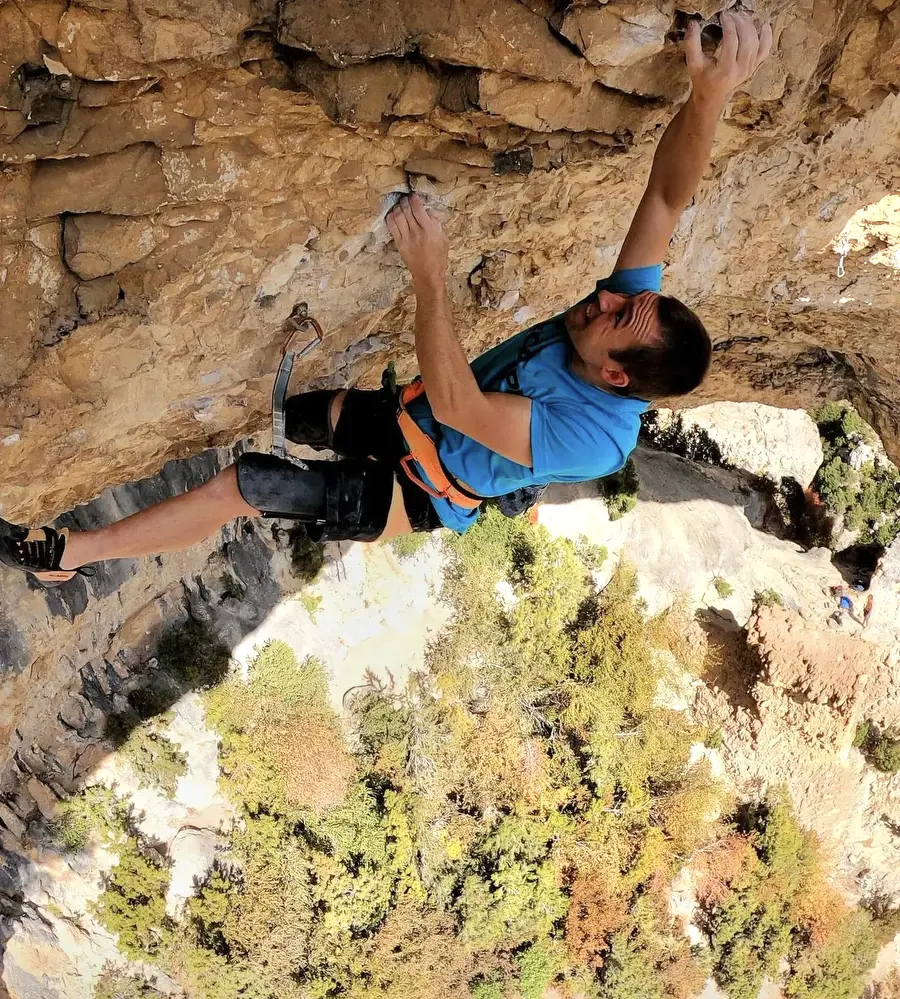 Rock climbing at Rohua